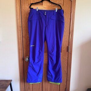 Marmot Women's XL Purple Snow Pants Waterproof Winter Ski Snowboarding